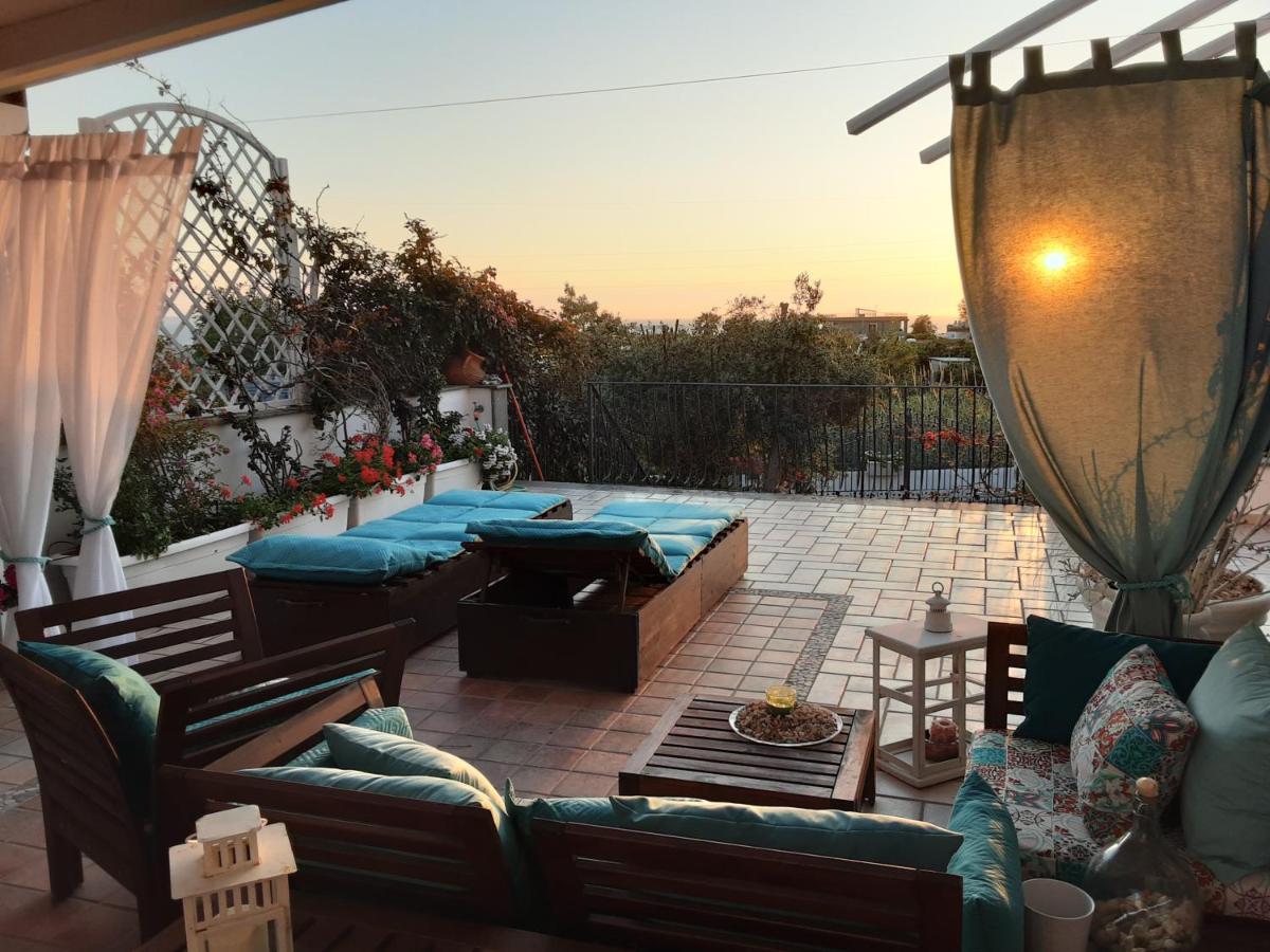 Domus Parva - Villa Con Bio-Piscina, Spa Privata E Appartamenti Panoramici Bacoli Exteriér fotografie